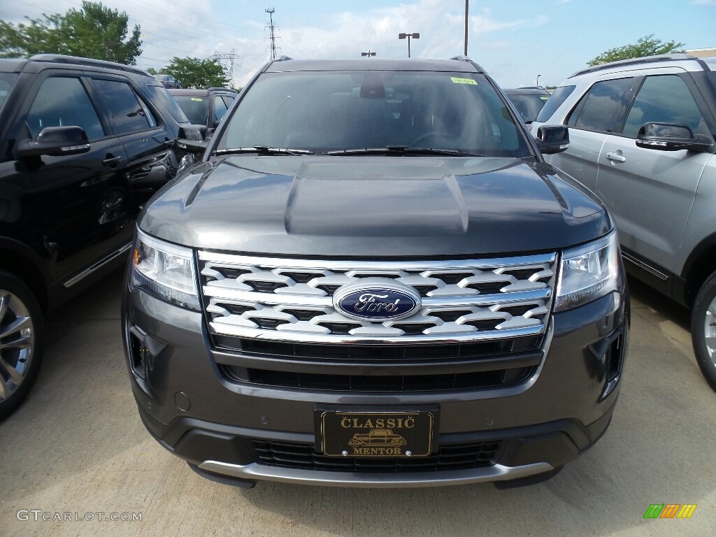 2018 Explorer XLT 4WD - Magnetic Metallic / Ebony Black photo #2