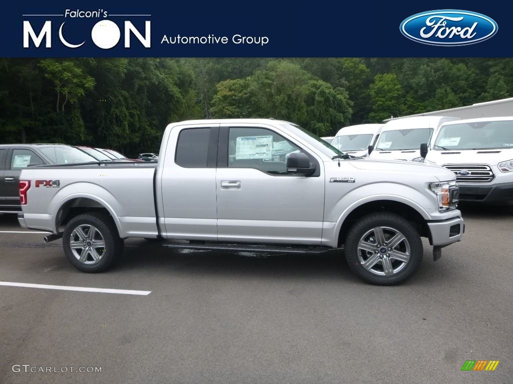 2018 F150 XLT SuperCab 4x4 - Ingot Silver / Black photo #1