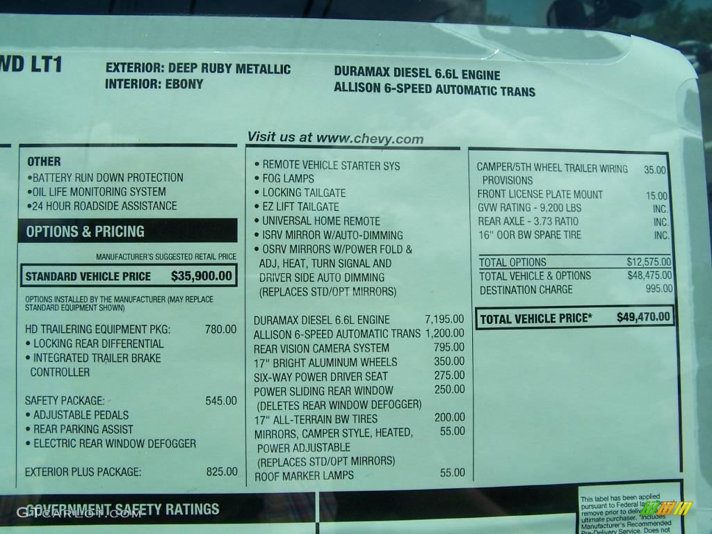 2009 Silverado 2500HD LT Extended Cab 4x4 - Deep Ruby Metallic / Ebony photo #15