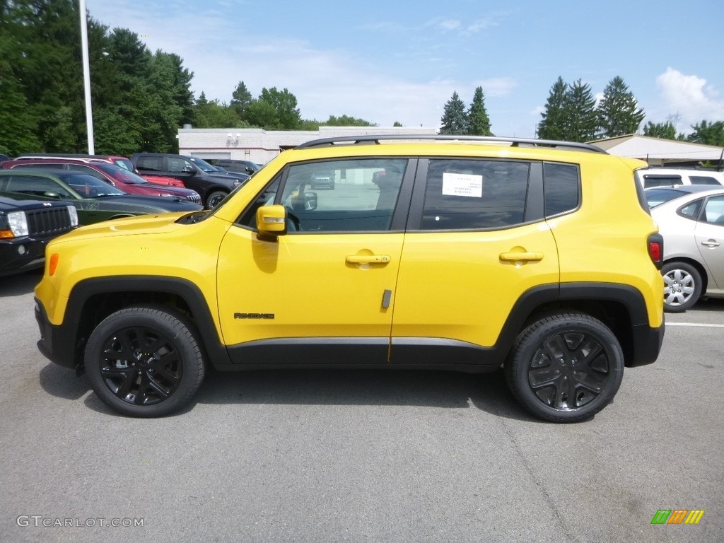 2018 Renegade Latitude 4x4 - Solar Yellow / Black photo #3