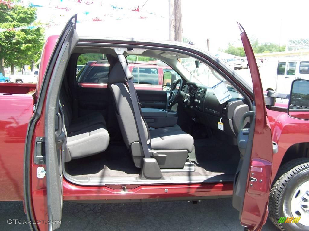 2009 Silverado 2500HD LT Extended Cab 4x4 - Deep Ruby Metallic / Ebony photo #16