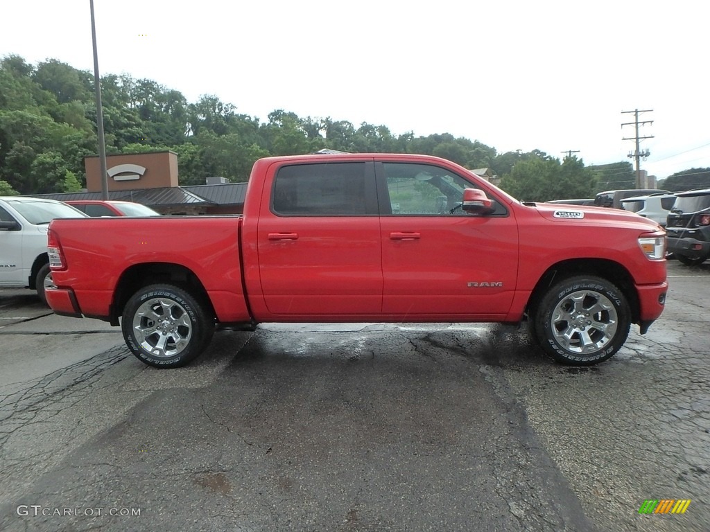2019 1500 Big Horn Crew Cab 4x4 - Flame Red / Black photo #6