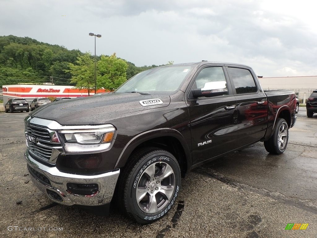2019 1500 Laramie Crew Cab 4x4 - Rugged Brown Pearl / Mountain Brown/Light Frost Beige photo #1
