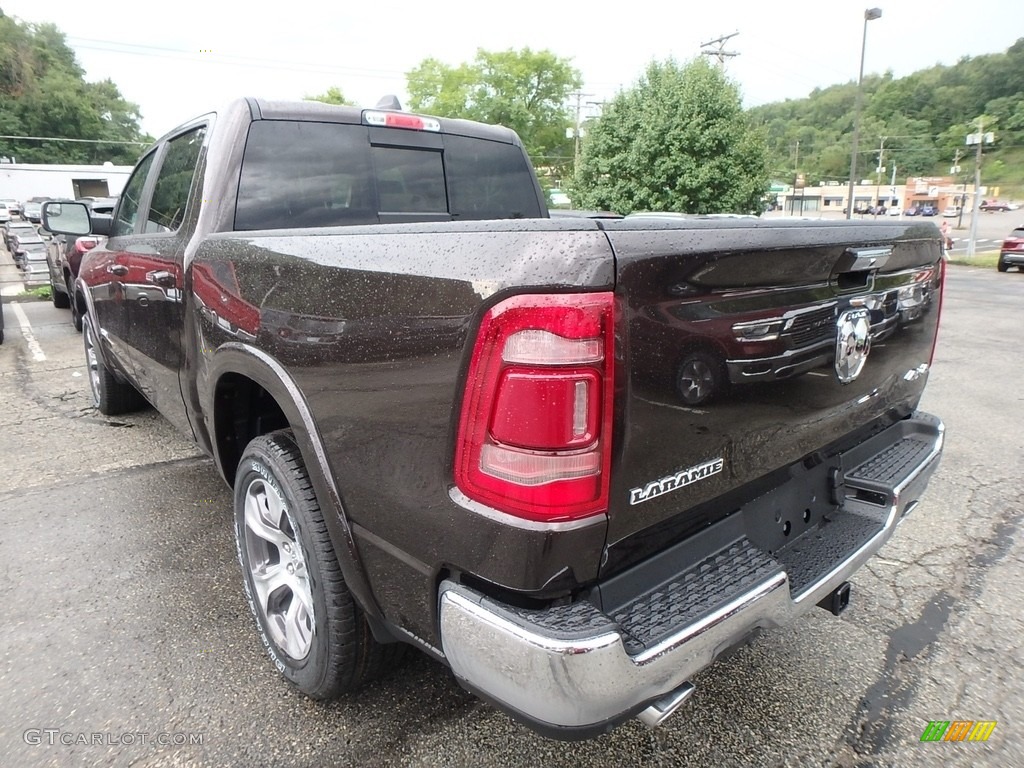 2019 1500 Laramie Crew Cab 4x4 - Rugged Brown Pearl / Mountain Brown/Light Frost Beige photo #3