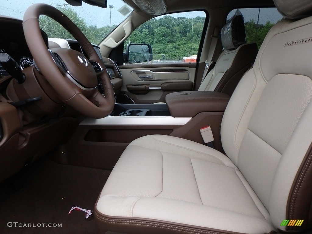 2019 1500 Laramie Crew Cab 4x4 - Rugged Brown Pearl / Mountain Brown/Light Frost Beige photo #10