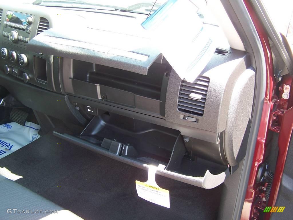 2009 Silverado 2500HD LT Extended Cab 4x4 - Deep Ruby Metallic / Ebony photo #22