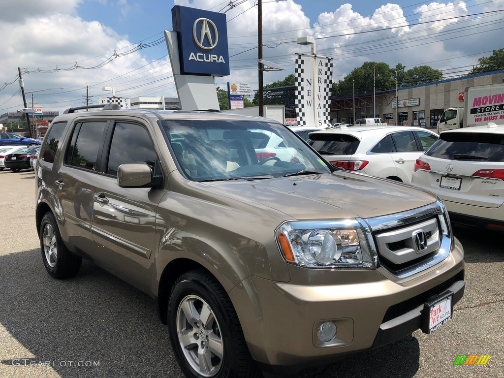 2011 Pilot EX-L 4WD - Mocha Metallic / Beige photo #1