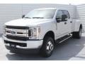 2018 Ingot Silver Ford F350 Super Duty XLT Crew Cab 4x4  photo #3