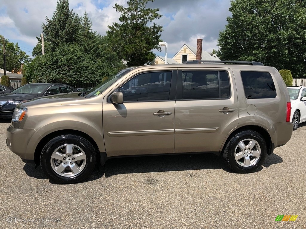 2011 Pilot EX-L 4WD - Mocha Metallic / Beige photo #3