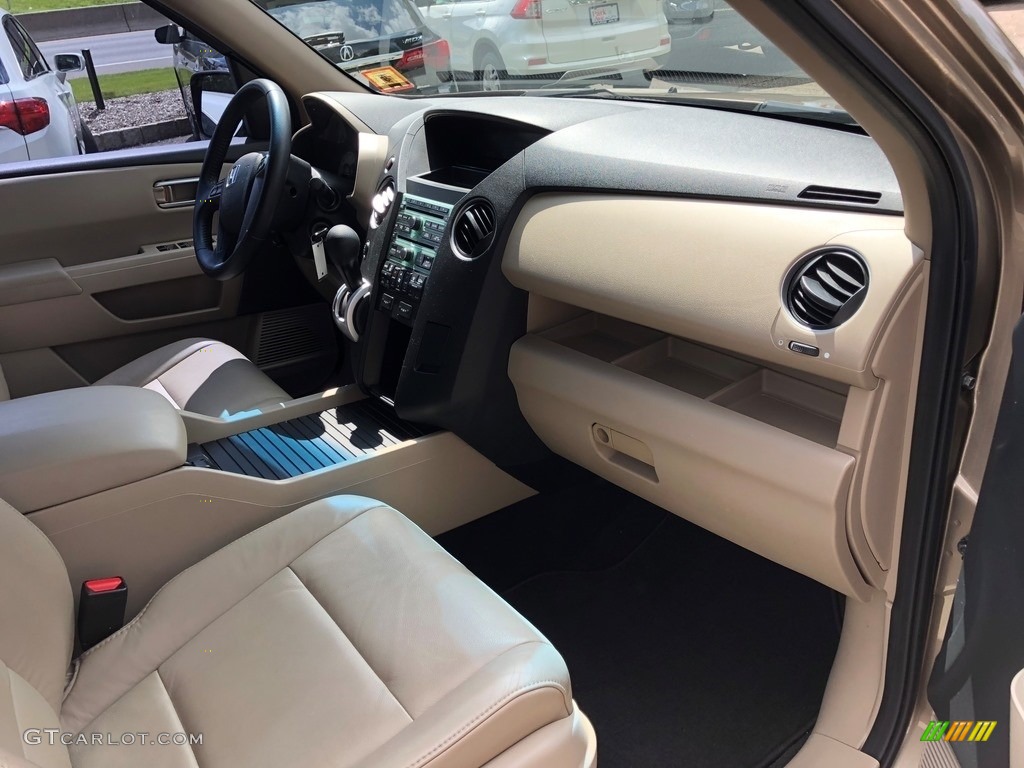 2011 Pilot EX-L 4WD - Mocha Metallic / Beige photo #29