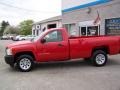 2009 Victory Red Chevrolet Silverado 1500 Regular Cab  photo #4