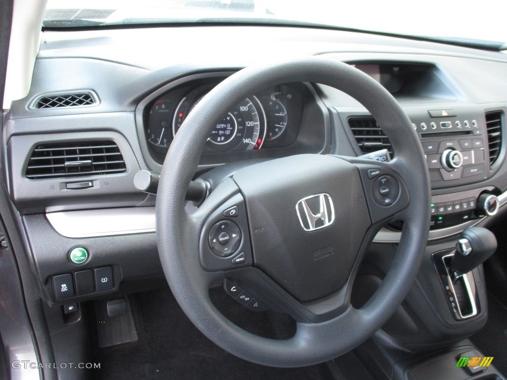 2015 CR-V LX AWD - Modern Steel Metallic / Gray photo #12