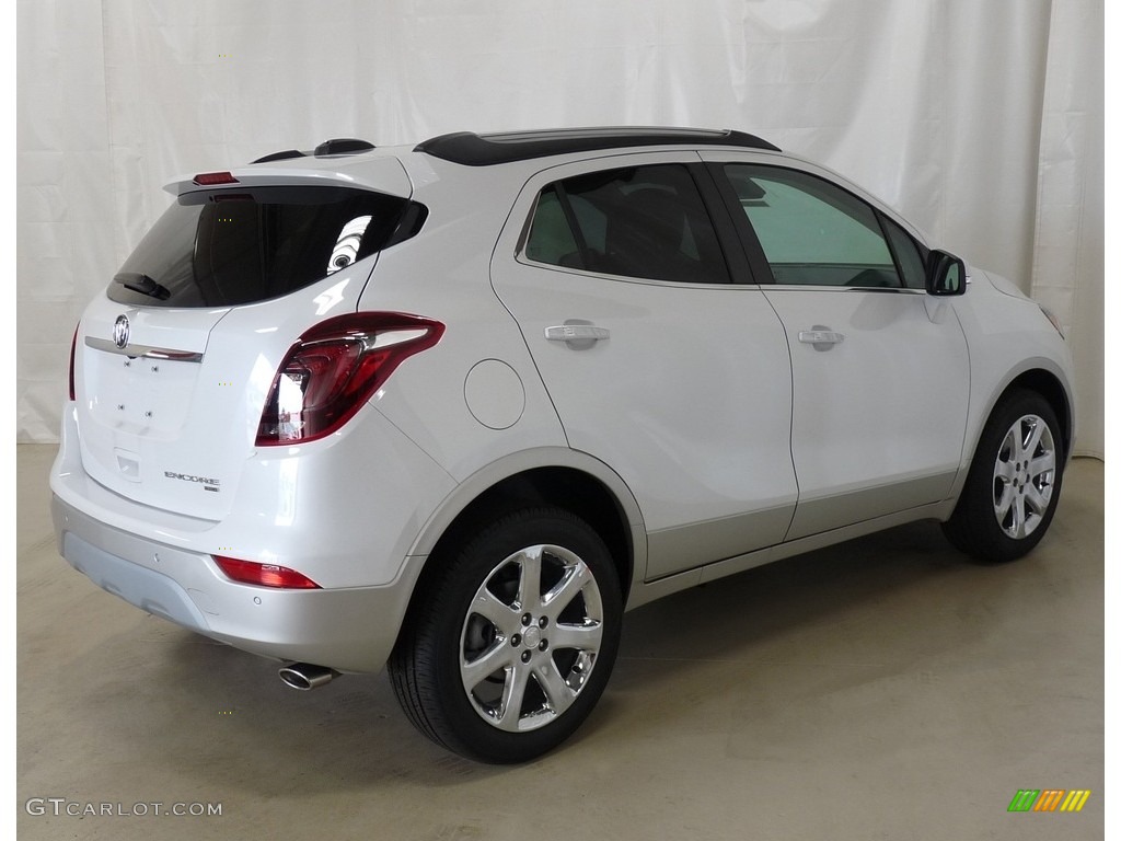 White Frost Tricoat 2019 Buick Encore Essence AWD Exterior Photo #128820449