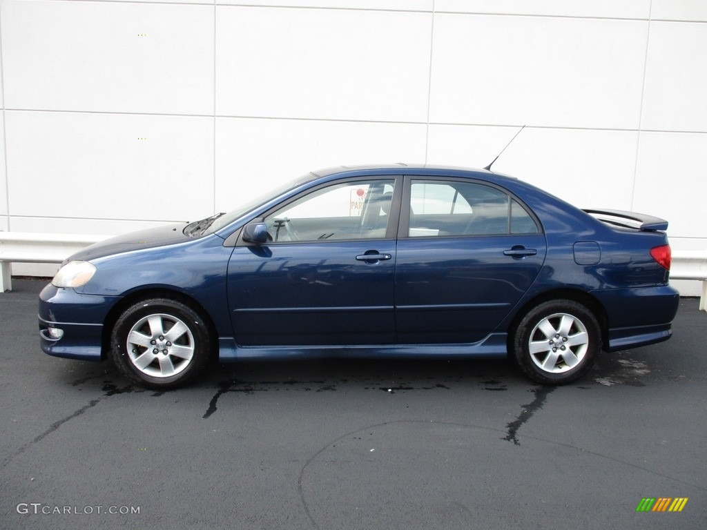 2008 Corolla S - Indigo Ink Pearl / Dark Charcoal photo #2