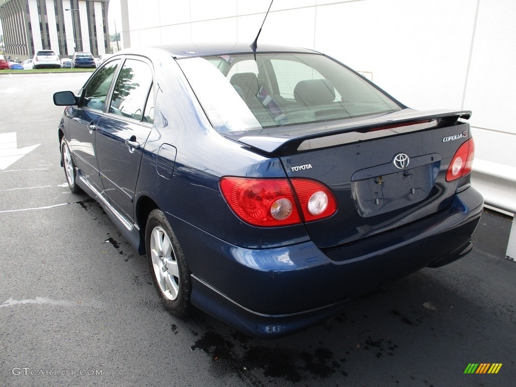 2008 Corolla S - Indigo Ink Pearl / Dark Charcoal photo #3