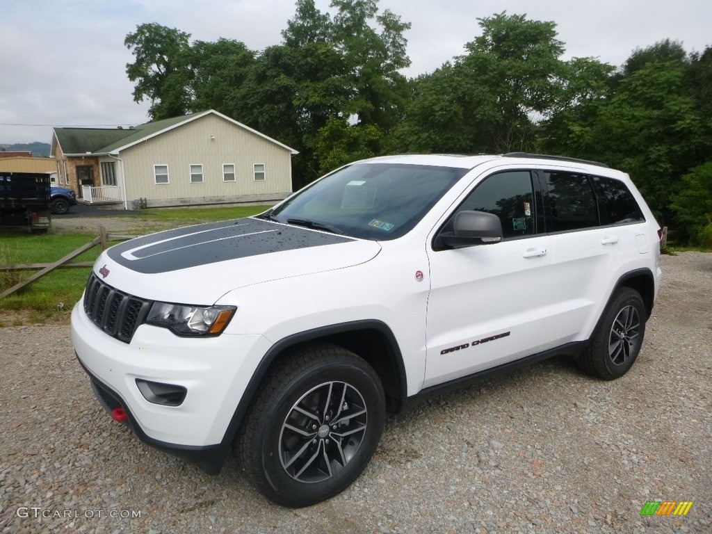 2018 Bright White Jeep Grand Cherokee Trailhawk 4x4 128814589 Photo