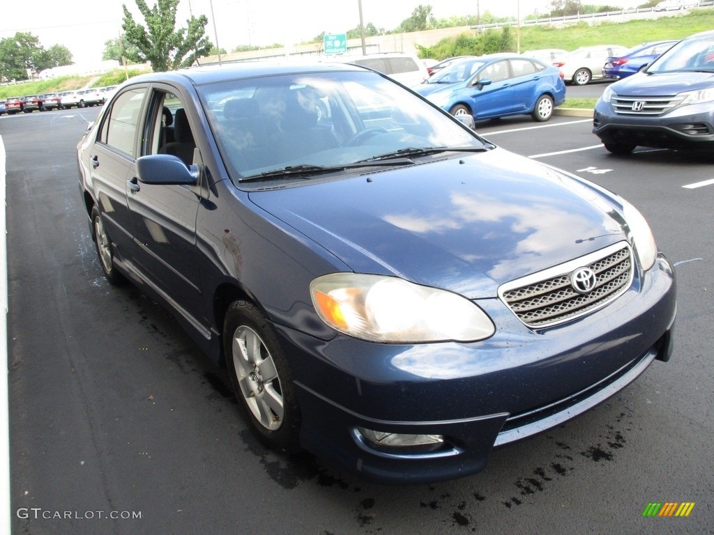 2008 Corolla S - Indigo Ink Pearl / Dark Charcoal photo #6