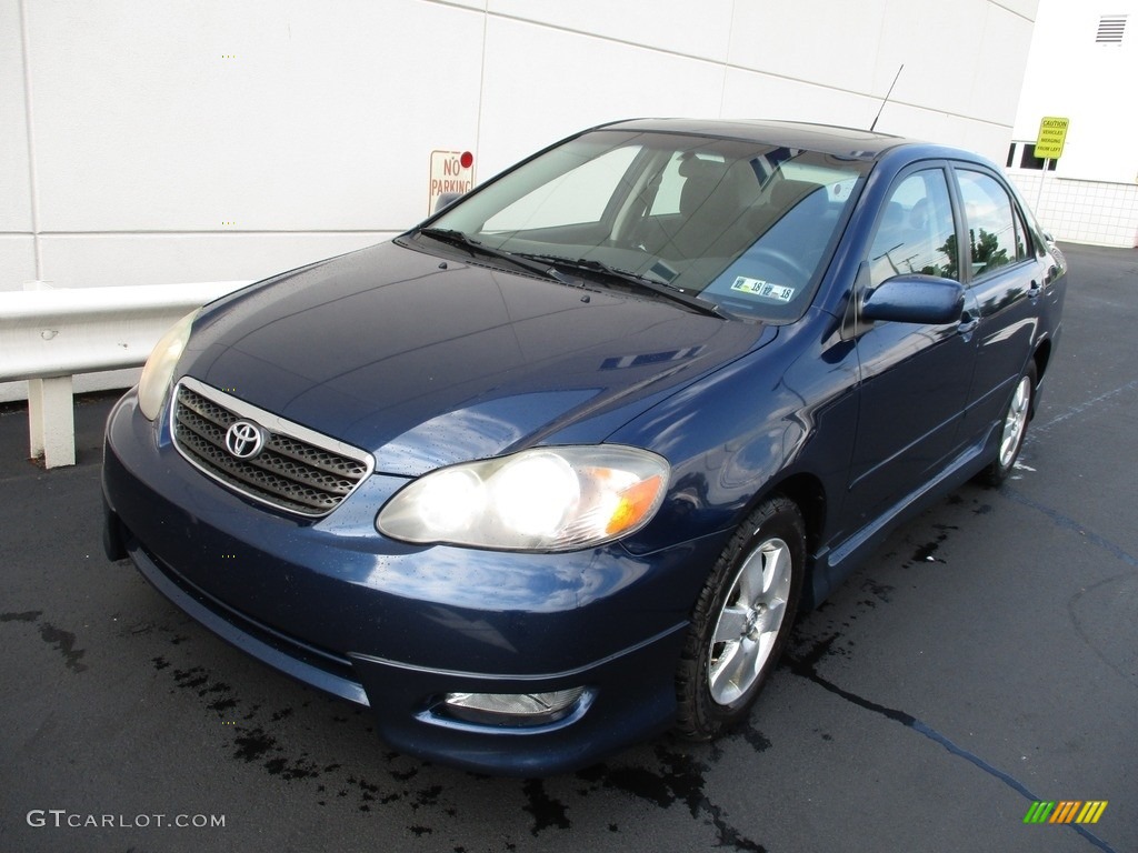 2008 Corolla S - Indigo Ink Pearl / Dark Charcoal photo #8