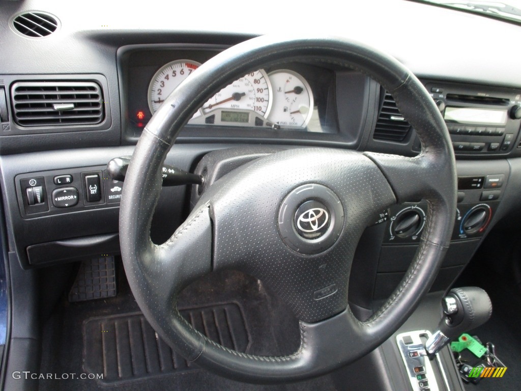 2008 Corolla S - Indigo Ink Pearl / Dark Charcoal photo #13