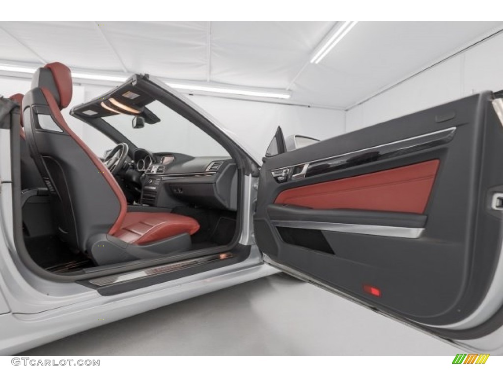 2016 E 400 Cabriolet - Iridium Silver Metallic / Red/Black photo #33