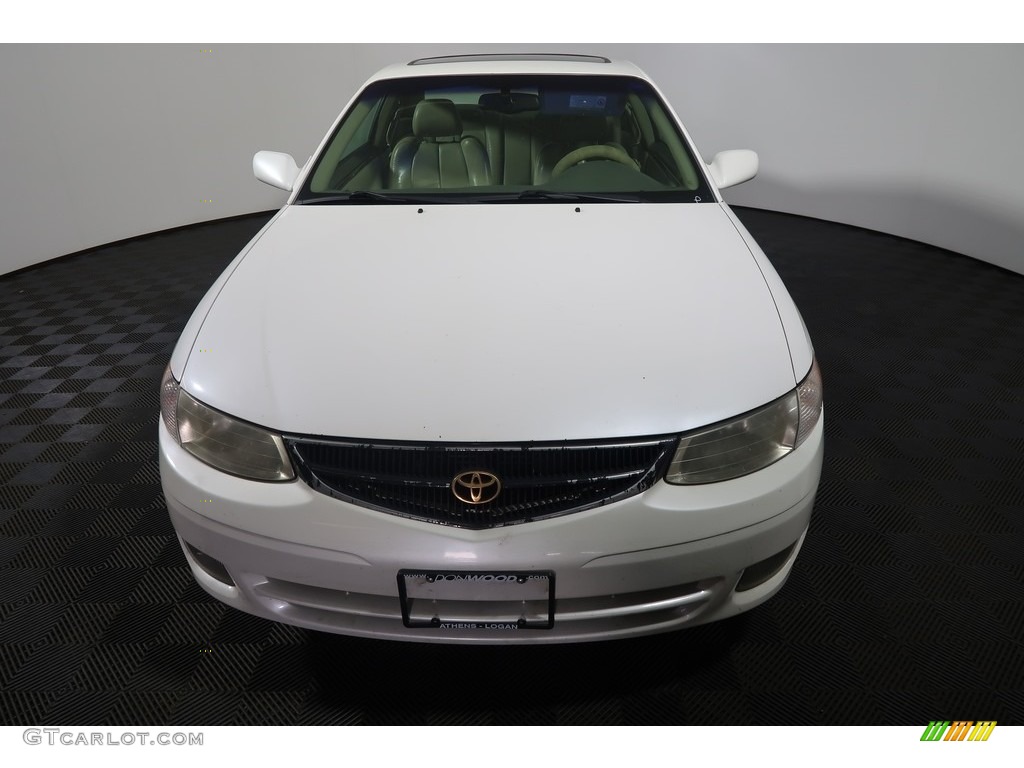 2000 Solara SE V6 Coupe - Diamond White Pearl / Ivory photo #6