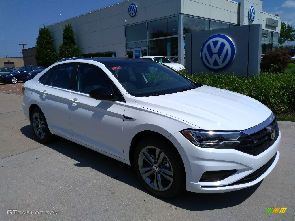 Pure White 2019 Volkswagen Jetta R-Line Exterior Photo #128824073