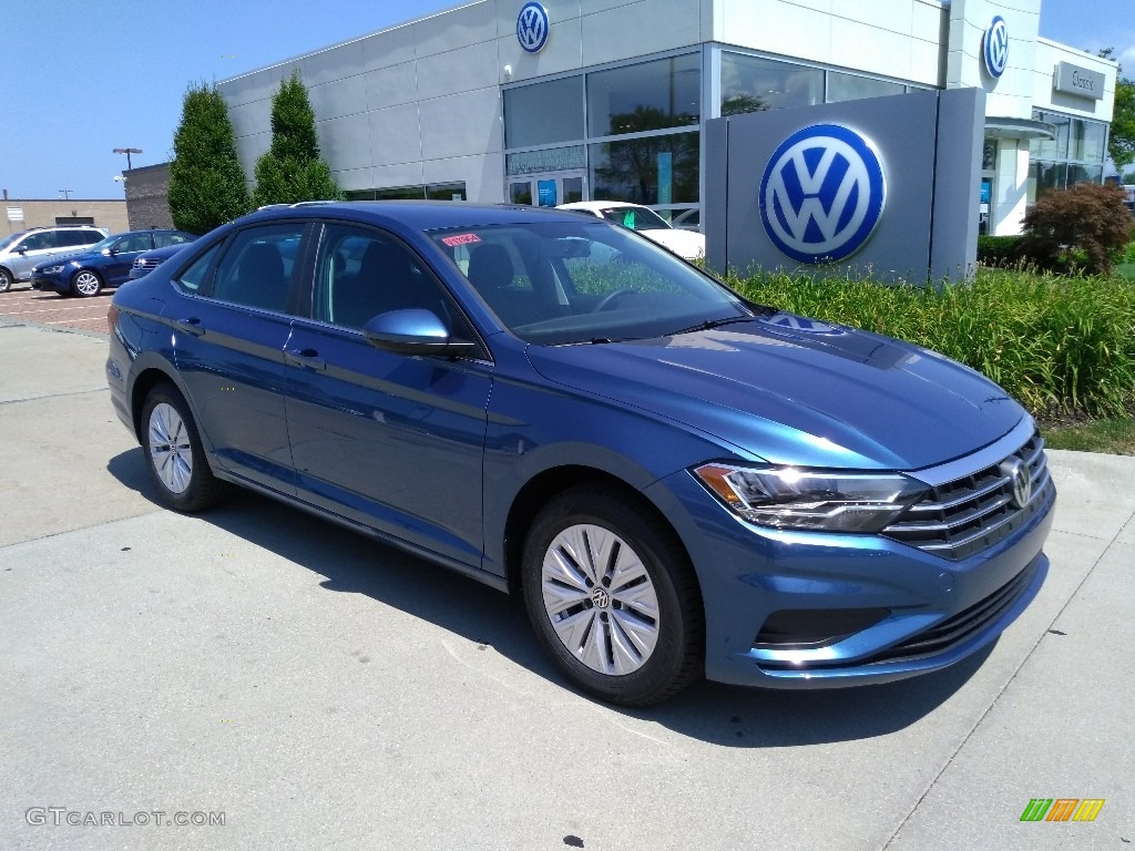 Blue Silk Metallic 2019 Volkswagen Jetta S Exterior Photo #128824262