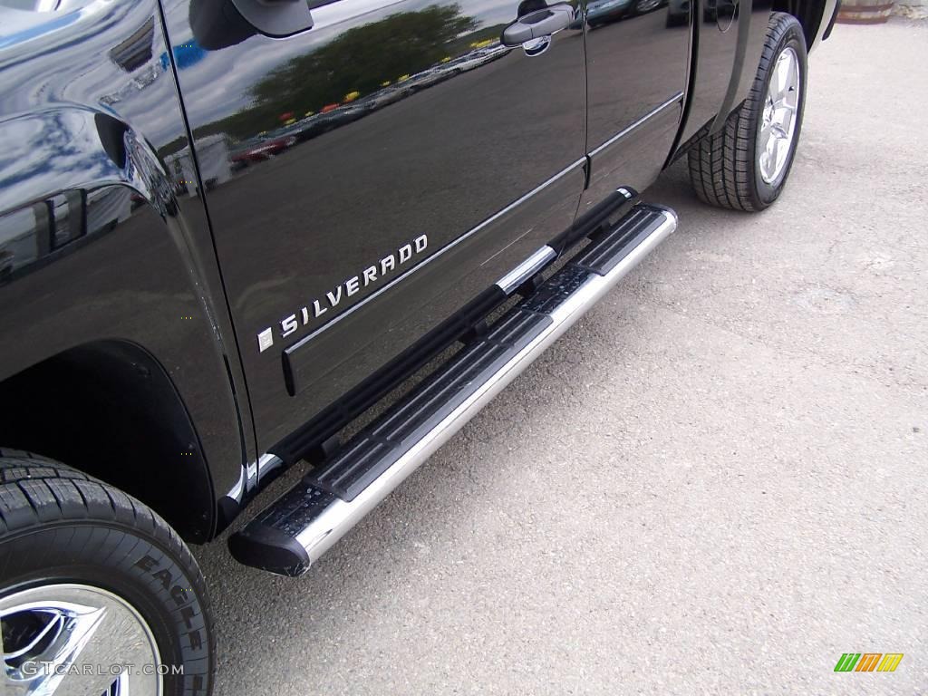 2009 Silverado 1500 LT Extended Cab 4x4 - Black / Ebony photo #7