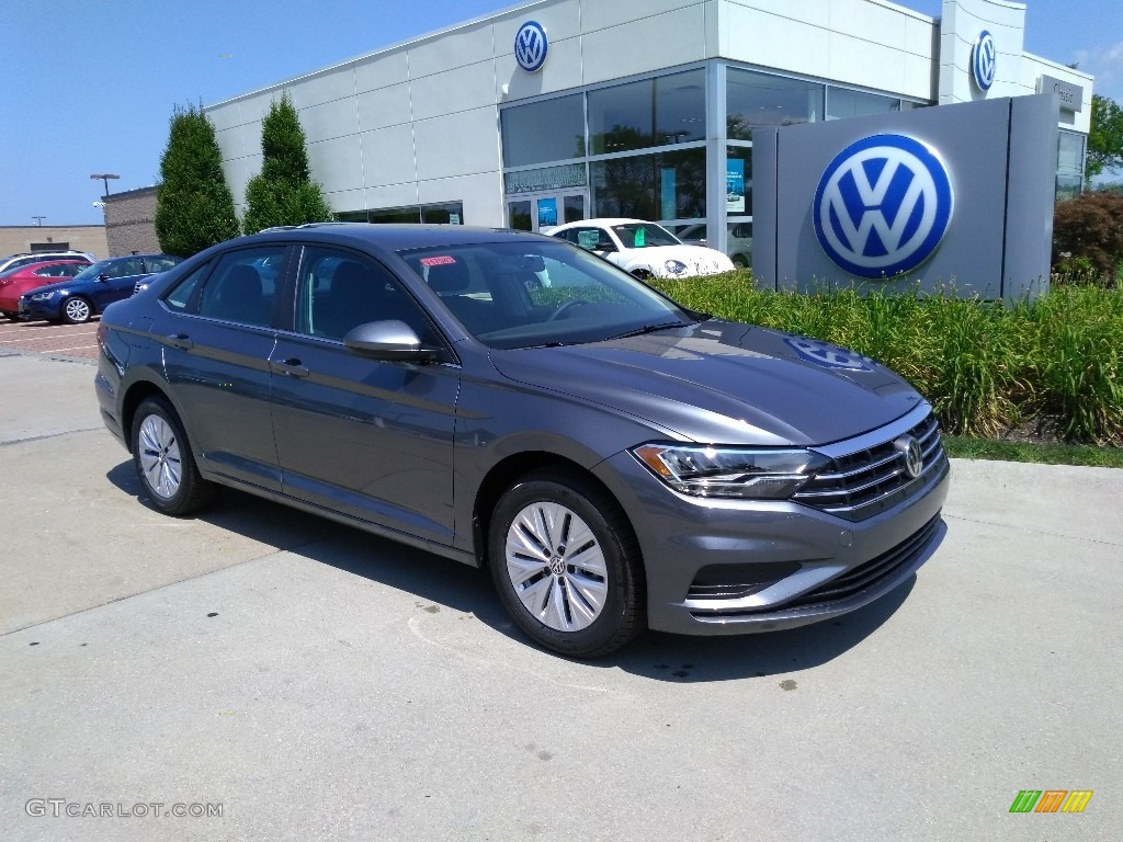 Platinum Gray Metallic 2019 Volkswagen Jetta S Exterior Photo #128824652
