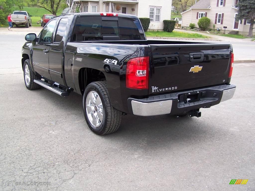 2009 Silverado 1500 LT Extended Cab 4x4 - Black / Ebony photo #8