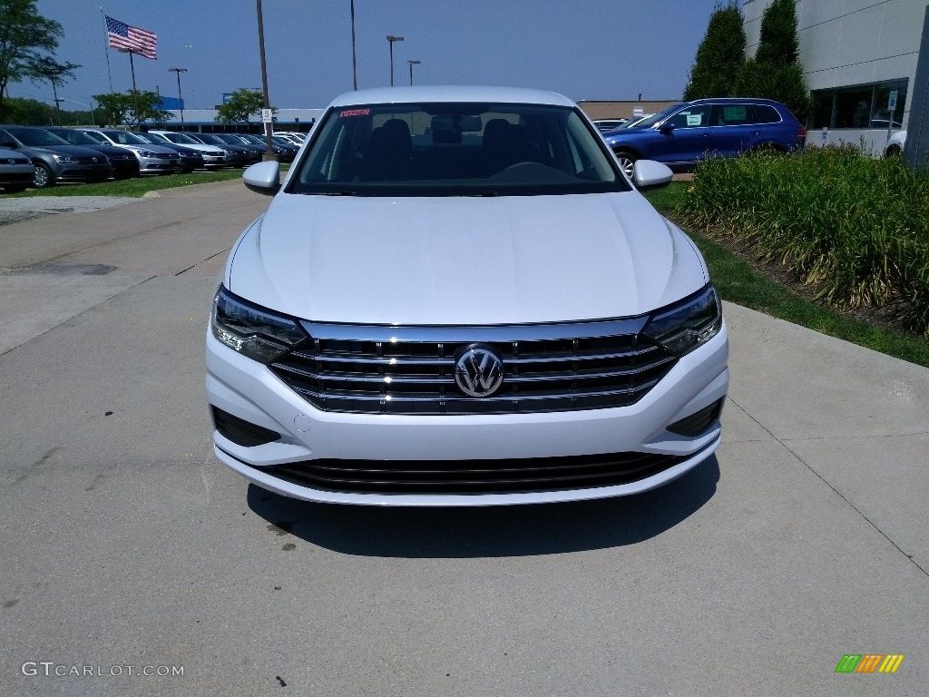 2019 Jetta S - White Silver Metallic / Titan Black photo #1