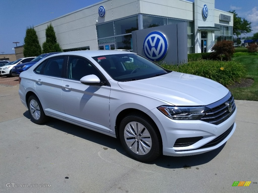 2019 Jetta S - White Silver Metallic / Titan Black photo #2