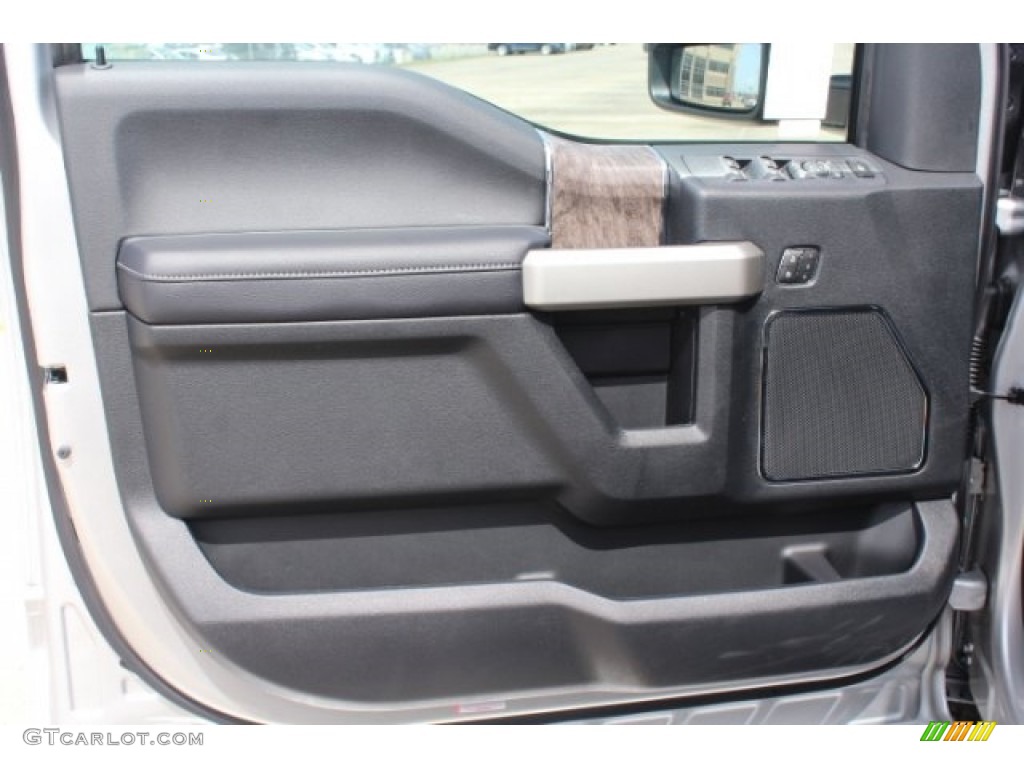 2019 F350 Super Duty XLT Crew Cab 4x4 - Ingot Silver / Black photo #12
