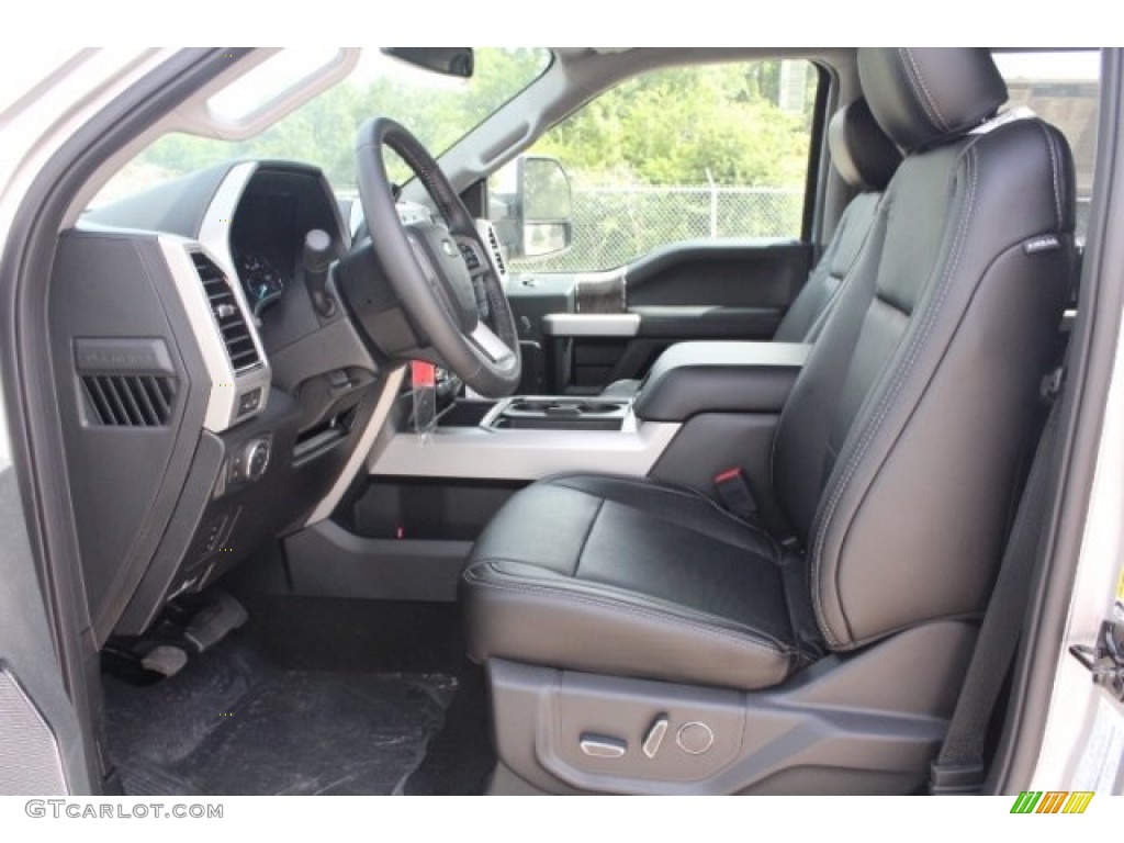2019 F350 Super Duty XLT Crew Cab 4x4 - Ingot Silver / Black photo #14