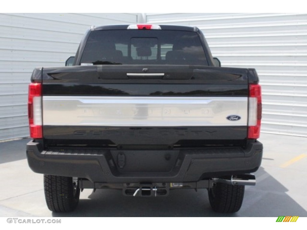2019 F250 Super Duty Platinum Crew Cab 4x4 - Agate Black / Black photo #8