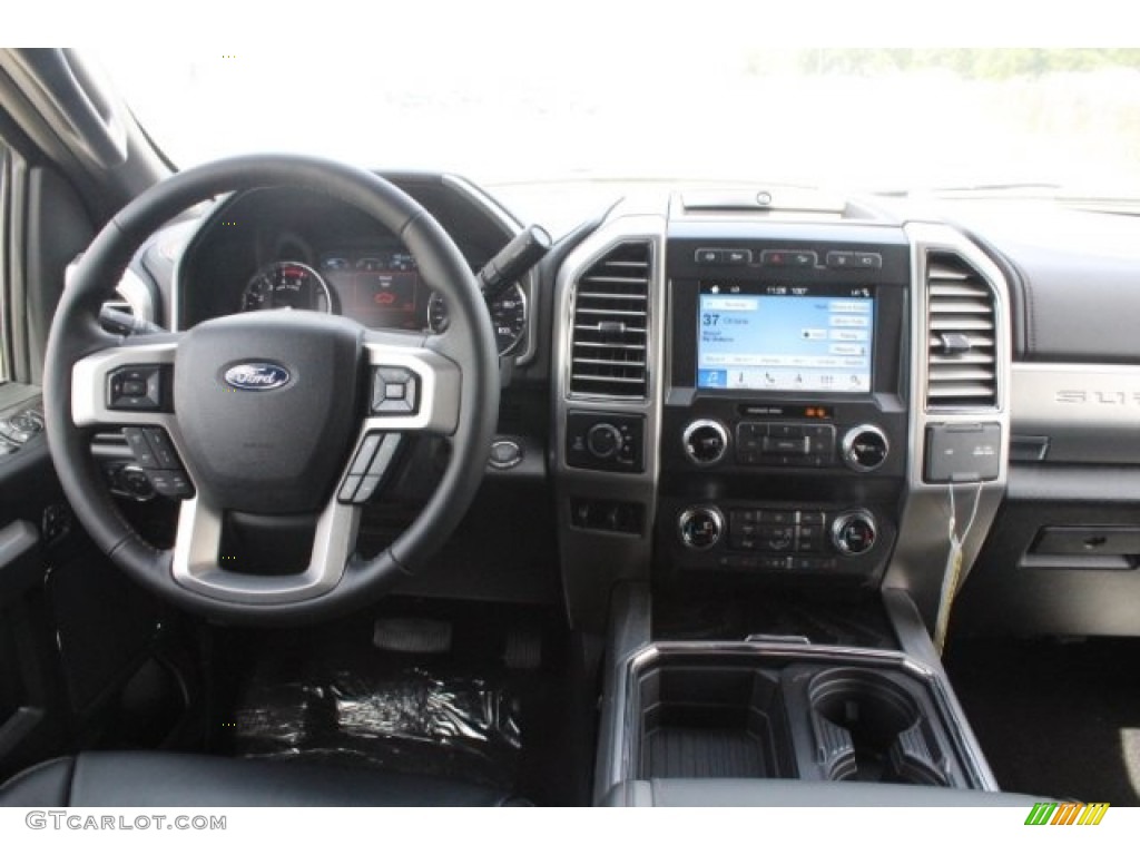 2019 F250 Super Duty Platinum Crew Cab 4x4 - Agate Black / Black photo #25