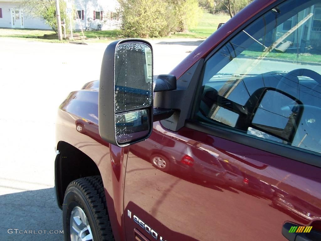 2009 Silverado 2500HD LT Regular Cab 4x4 - Deep Ruby Metallic / Ebony photo #12