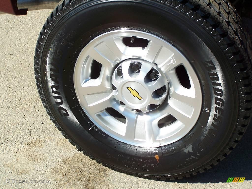 2009 Silverado 2500HD LT Regular Cab 4x4 - Deep Ruby Metallic / Ebony photo #14