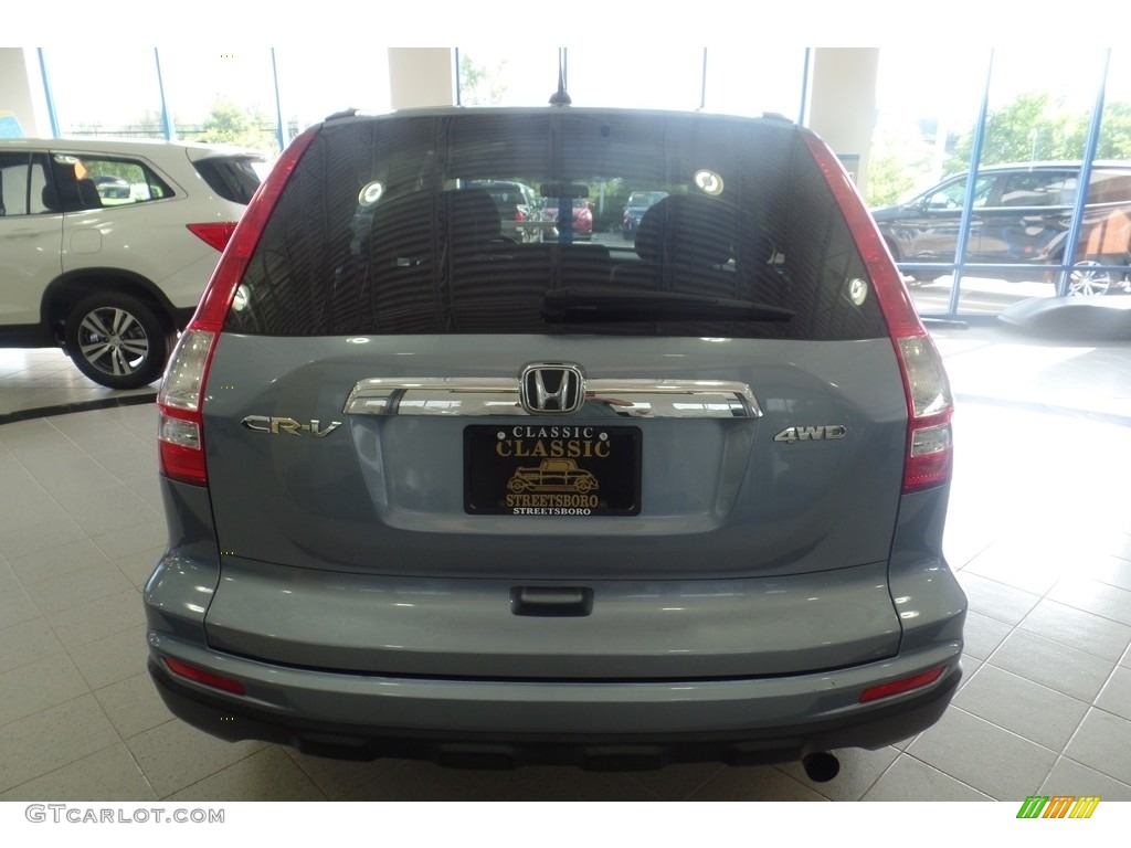 2010 CR-V EX-L AWD - Glacier Blue Metallic / Gray photo #14