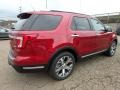2018 Ruby Red Ford Explorer Platinum 4WD  photo #2