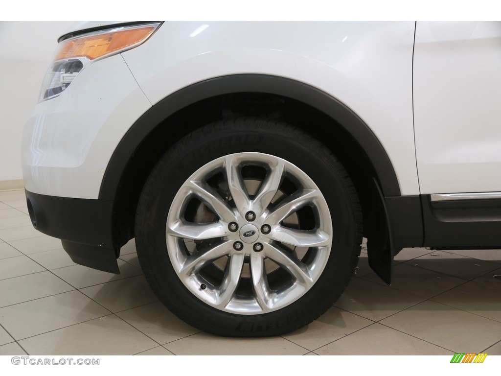 2015 Explorer Limited 4WD - White Platinum / Charcoal Black photo #34