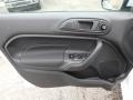 Charcoal Black 2018 Ford Fiesta SE Hatchback Door Panel