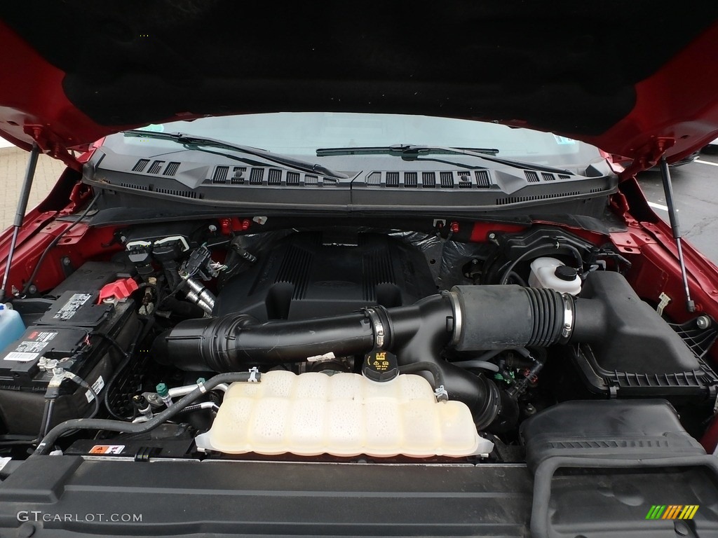 2017 F150 XLT SuperCab 4x4 - Ruby Red / Earth Gray photo #3