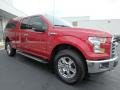 2017 Ruby Red Ford F150 XLT SuperCab 4x4  photo #4