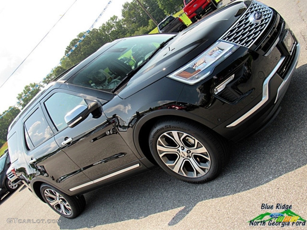 2018 Explorer Platinum 4WD - Shadow Black / Ebony Black photo #33