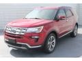 2018 Ruby Red Ford Explorer Limited  photo #3