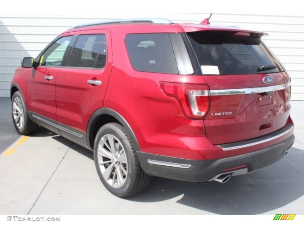 2018 Explorer Limited - Ruby Red / Ebony Black photo #7