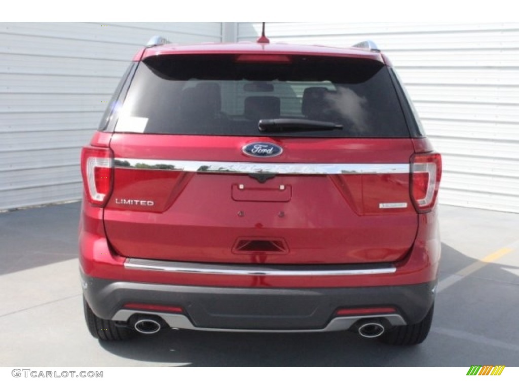 2018 Explorer Limited - Ruby Red / Ebony Black photo #8