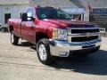 2009 Deep Ruby Metallic Chevrolet Silverado 2500HD LT Regular Cab 4x4  photo #52