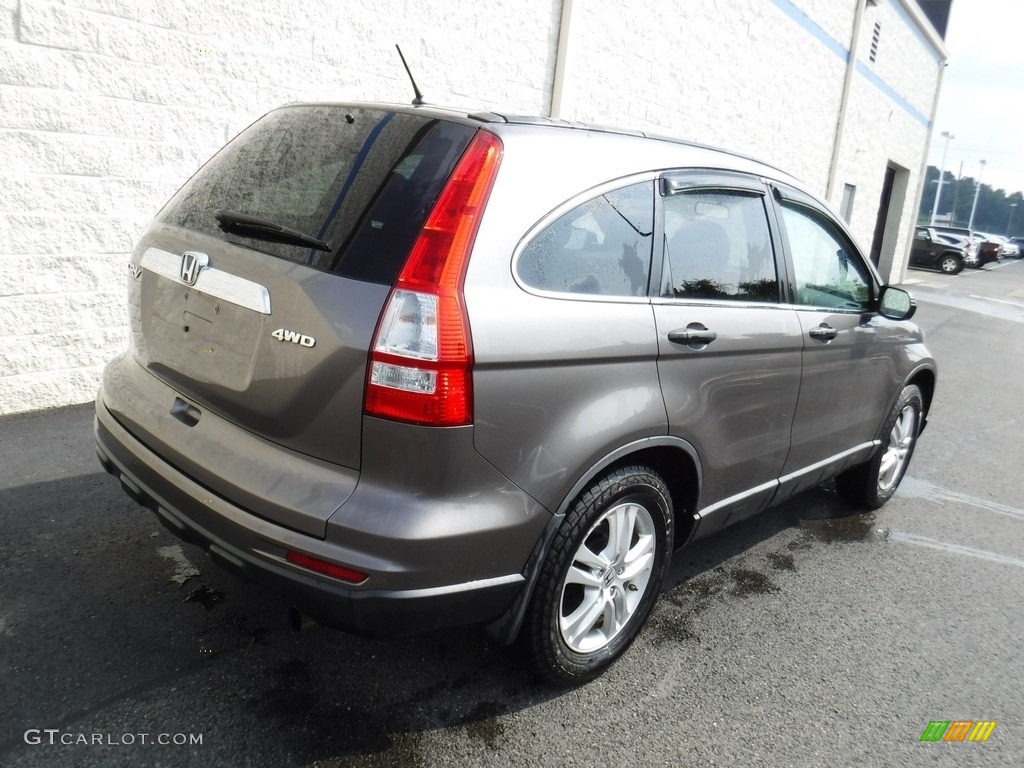 2010 CR-V EX AWD - Urban Titanium Metallic / Black photo #8